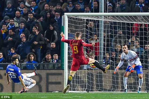 Chelsea target Dzeko scores late for Roma in 1-1 draw at Sampdoria Chelsea target Dzeko scores late for Roma in 1-1 draw at Sampdoria