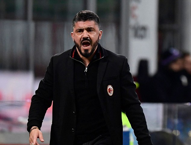 Gattuso: I’ll give AC Milan players nightmare until season’s end Gattuso: I’ll give AC Milan players nightmare until season’s end