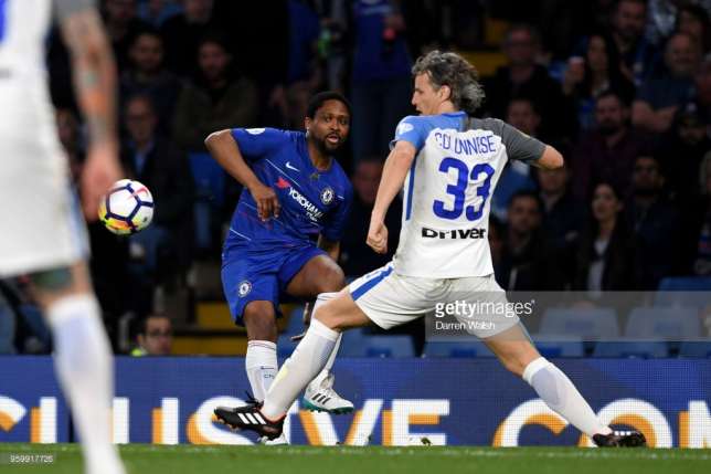 Babayaro in action for Chelsea as Blues Legends lose 4-1 to Inter Milan Babayaro in action for Chelsea as Blues Legends lose 4-1 to Inter Milan