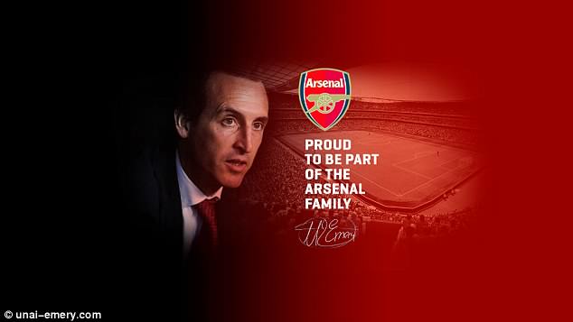 Emery confirms he has become Arsenal boss with message on official website Emery confirms he has become Arsenal boss with message on official website