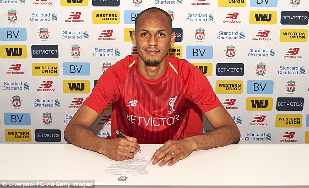Liverpool seal £44m signing of Fabinho from Monaco Liverpool seal £44m signing of Fabinho from Monaco