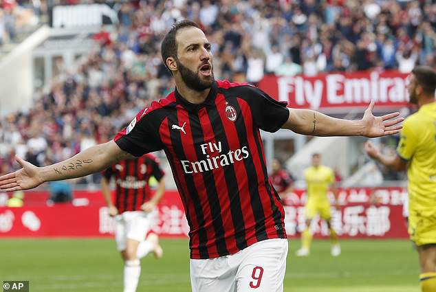 Del Piero says Higuain is ‘angry’ with parent club Juventus and wants revenge Del Piero says Higuain is ‘angry’ with parent club Juventus and wants revenge