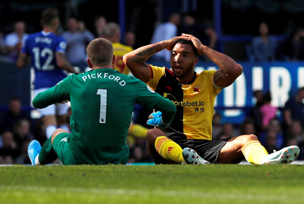 Deeney shares tips with Under-23s on return to training Deeney shares tips with Under-23s on return to training