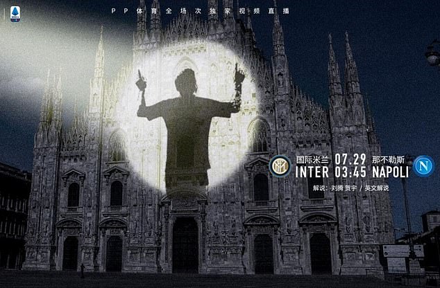 Inter owners believe they can get Messi as they place promotional image of him on cathedral Inter owners believe they can get Messi as they place promotional image of him on cathedral