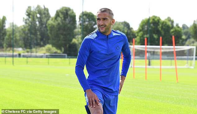 Chelsea’s new £37.8m star Hakim Ziyech is pictured in blue for the first time Chelsea’s new £37.8m star Hakim Ziyech is pictured in blue for the first time