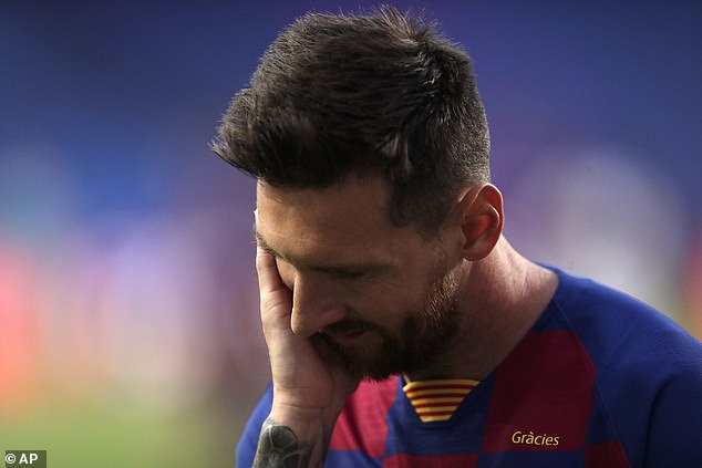 Barcelona refer interested clubs to Messi’s £631m buyout clause Barcelona refer interested clubs to Messi’s £631m buyout clause