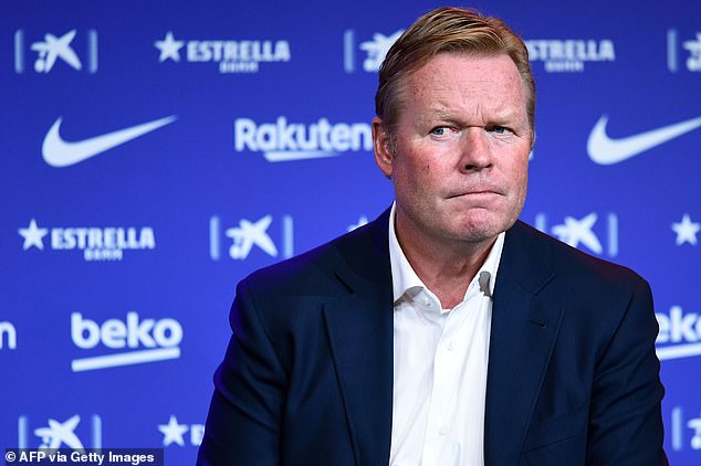 Barcelona presidential candidate Laporta says Koeman has his support Barcelona presidential candidate Laporta says Koeman has his support