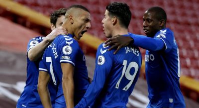 Premier League: Iwobi Subbed On, Helps Everton Claim First Win Vs Liverpool At Anfield In 22 Years Premier League: Iwobi Subbed On, Helps Everton Claim First Win Vs Liverpool At Anfield In 22 Years