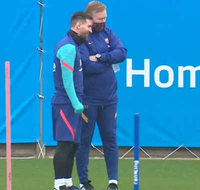 Koeman Urges Messi To Stay At Barcelona Koeman Urges Messi To Stay At Barcelona