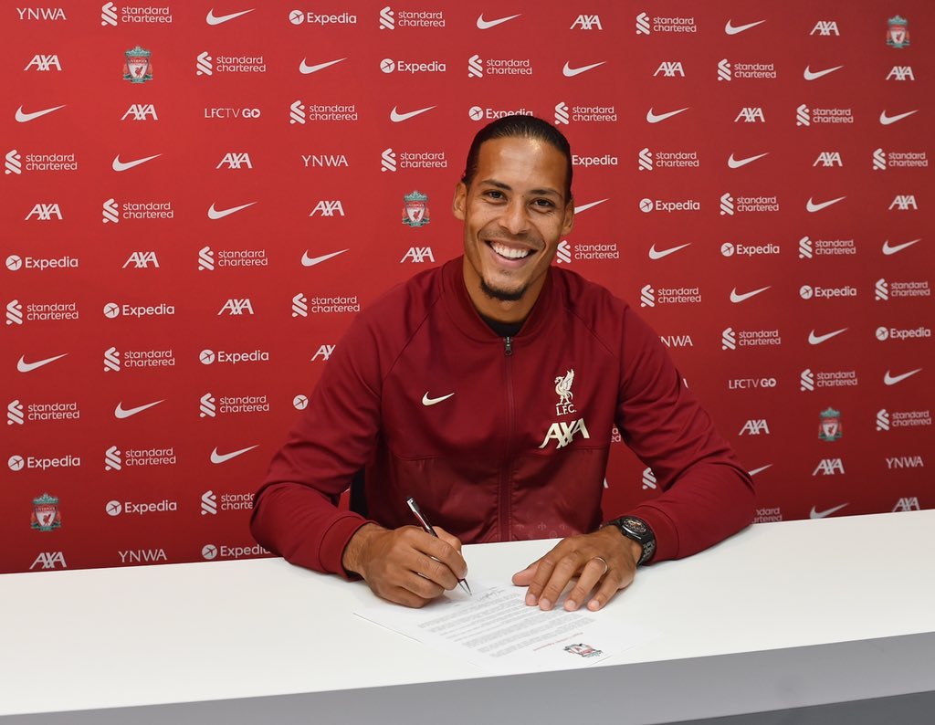 Van Dijk Signs New Long-Term Liverpool Deal Van Dijk Signs New Long-Term Liverpool Deal