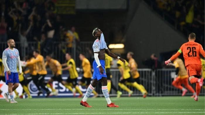 UCL: Ronaldo’s Goal Not Enough As Man United Suffer Shock Loss At Young Boys UCL: Ronaldo’s Goal Not Enough As Man United Suffer Shock Loss At Young Boys