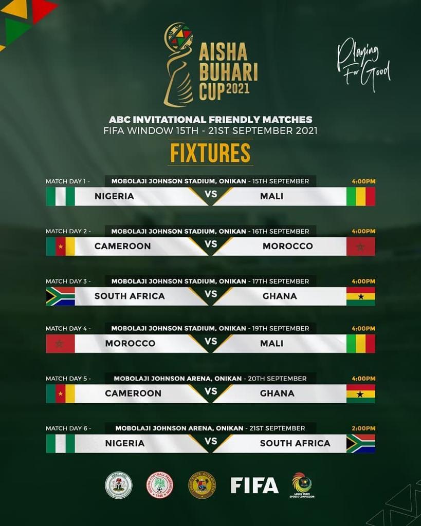 Aisha Buhari Cup: Organisers Release Updated Fixtures Aisha Buhari Cup: Organisers Release Updated Fixtures