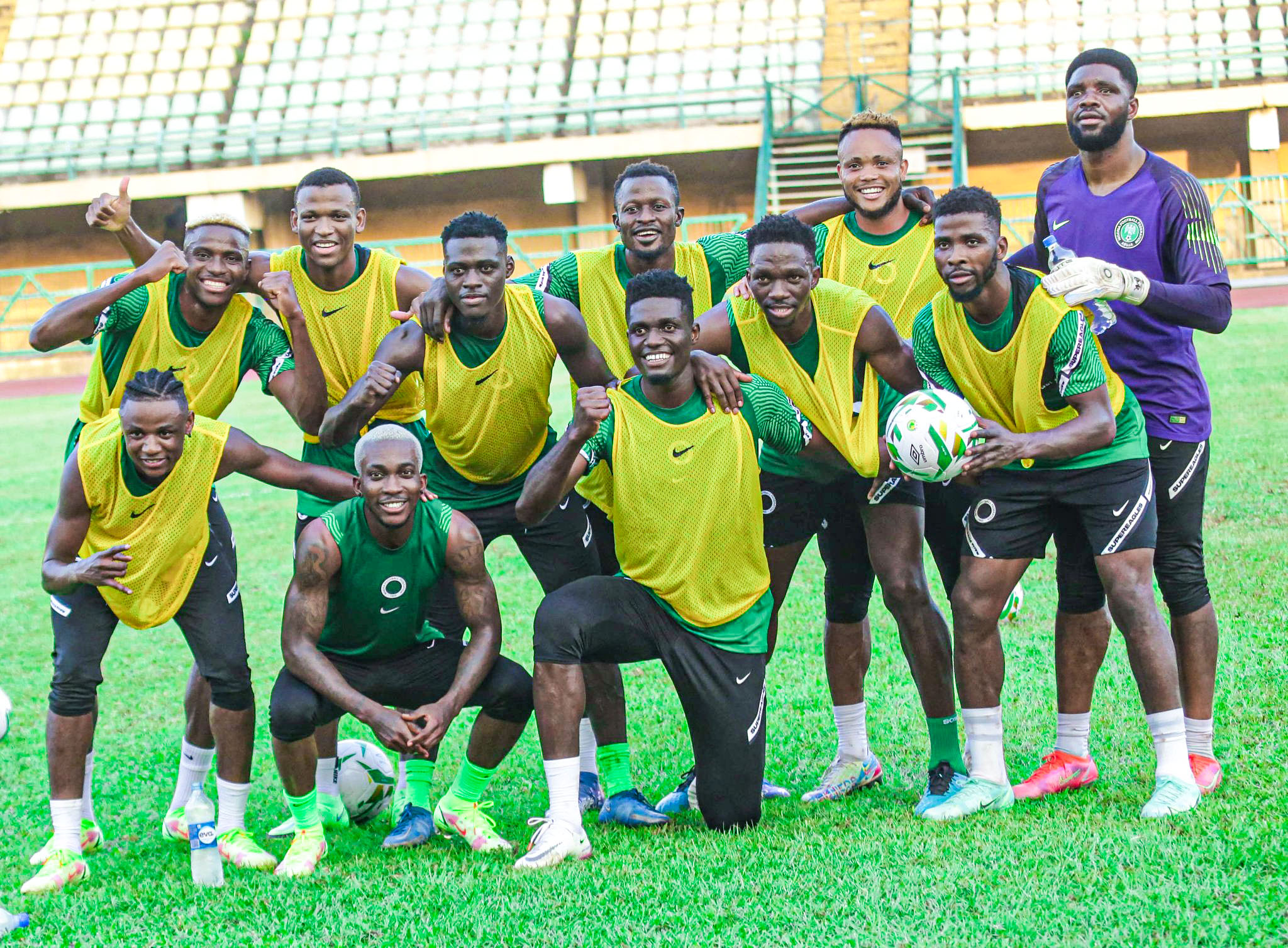 2022 WCQ: Osimhen, Iheanacho Star In Super Eagles First Training 2022 WCQ: Osimhen, Iheanacho Star In Super Eagles First Training