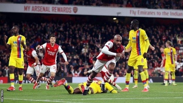Premier League: Lacazette’s Late Strike Against Palace Denies Vieira Win In Arsenal Return Premier League: Lacazette’s Late Strike Against Palace Denies Vieira Win In Arsenal Return