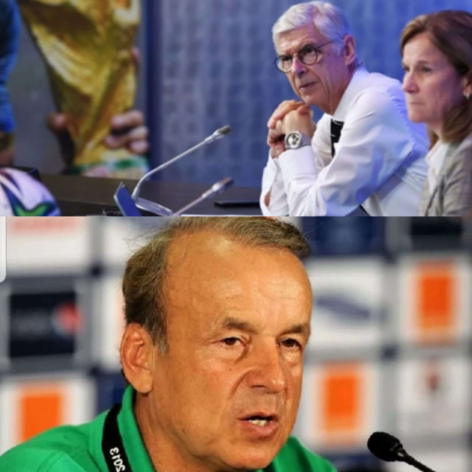 Rohr, Other Men’s National Team Coaches Hold Consultation With Wenger Rohr, Other Men’s National Team Coaches Hold Consultation With Wenger