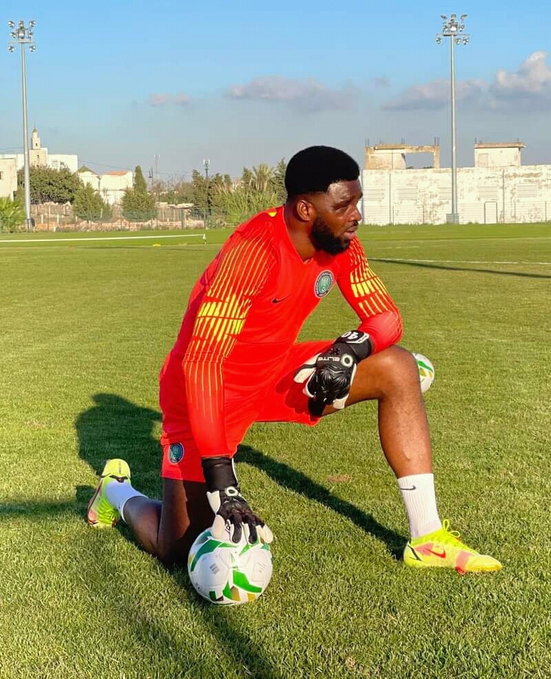 Akpeyi Arrives Super Eagles AFCON Camp Akpeyi Arrives Super Eagles AFCON Camp