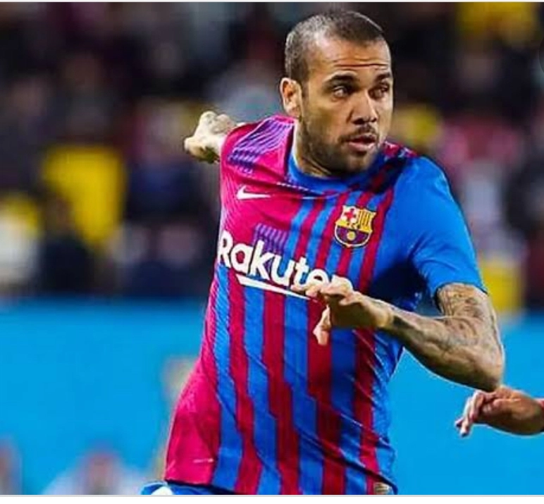 Alves Excluded From Barcelona’s Europa League Squad As Aubameyang, Traore Make Cut Alves Excluded From Barcelona’s Europa League Squad As Aubameyang, Traore Make Cut