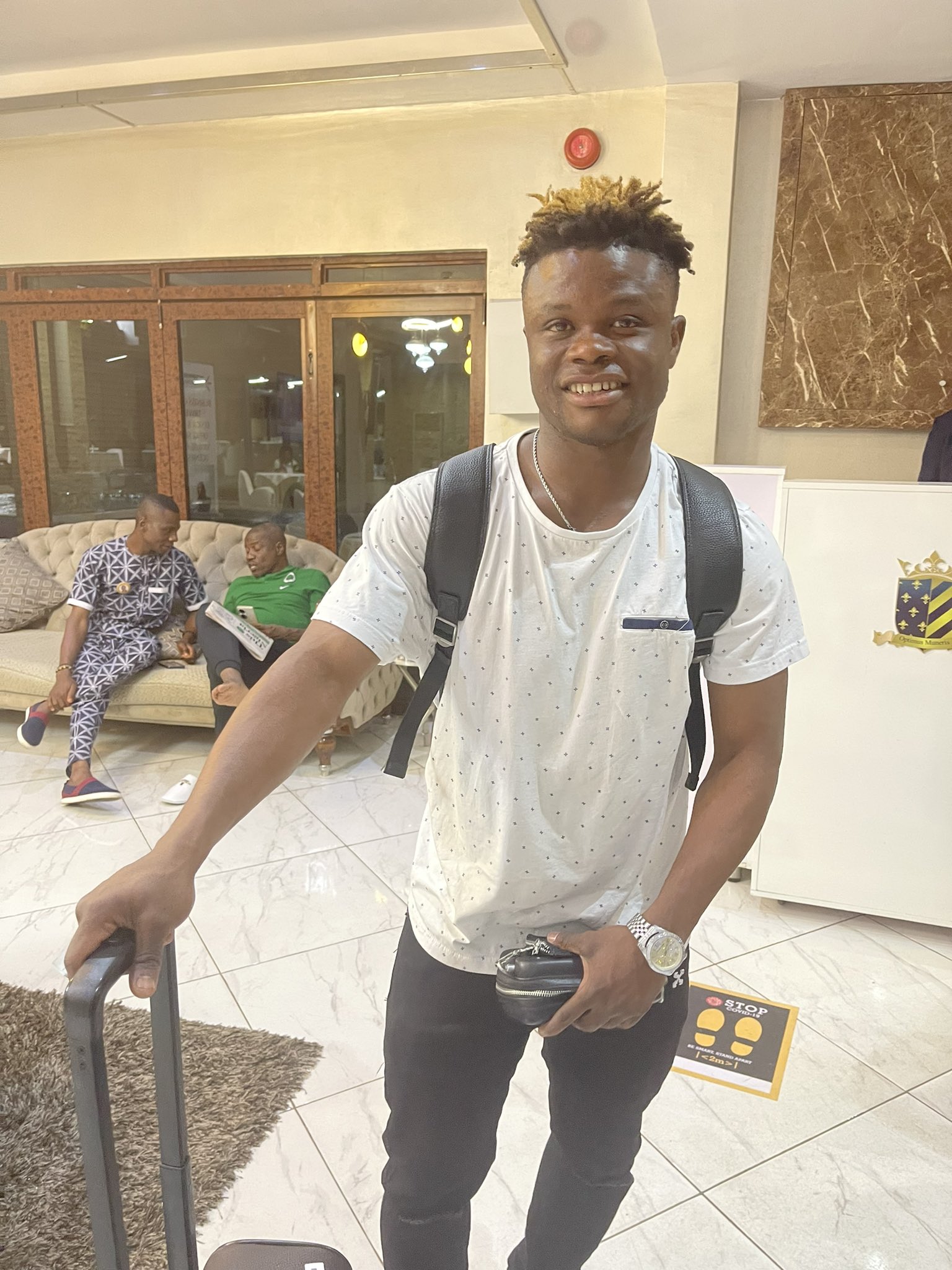 Amoo Arrives Camp; Lookman, Sadiq, Noble Expected Today Amoo Arrives Camp; Lookman, Sadiq, Noble Expected Today