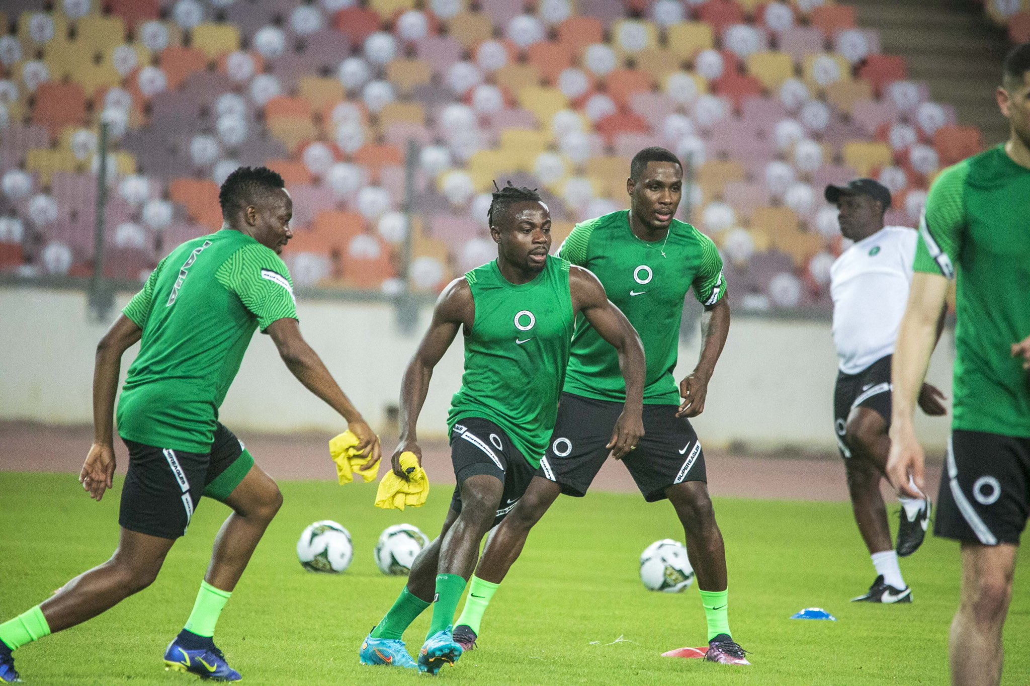Super Eagles Step Up Preparation For Ghana, Train Twice Today Super Eagles Step Up Preparation For Ghana, Train Twice Today
