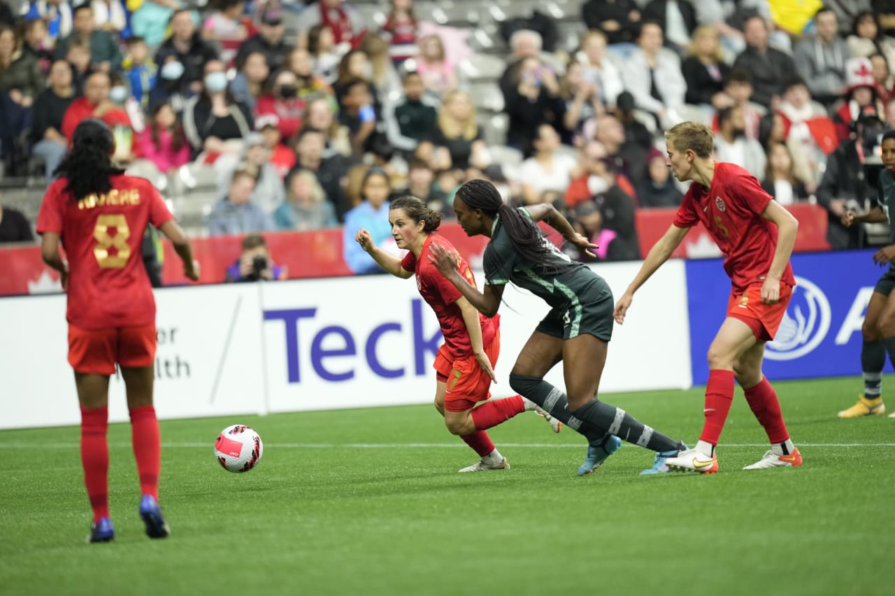 Dominant Canada Defeats Super Falcons In Friendly Game Dominant Canada Defeats Super Falcons In Friendly Game