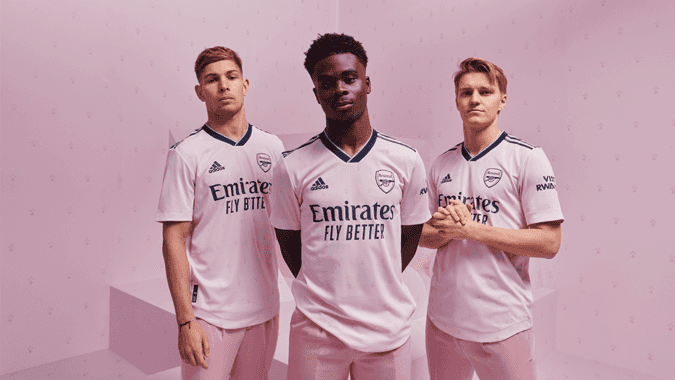 Arsenal Announce Pink 2022-23 Third Kit As Gunners Celebrates Local Community