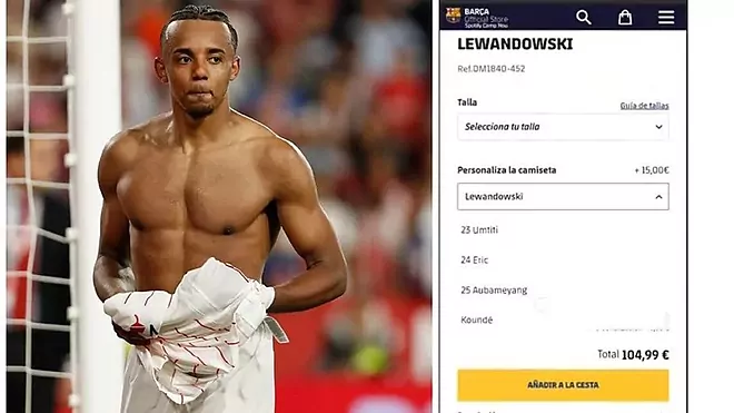 Barcelona Put Kounde Kit On Sale Before Announcing His Signing Barcelona Put Kounde Kit On Sale Before Announcing His Signing