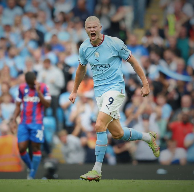 Erling Haaland Reveals Goal Target After Hitting First Hat-Trick For Man City Erling Haaland Reveals Goal Target After Hitting First Hat-Trick For Man City