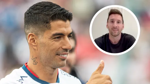 Watch: Messi Bids Suarez Good luck Following His Return To Nacional Watch: Messi Bids Suarez Good luck Following His Return To Nacional