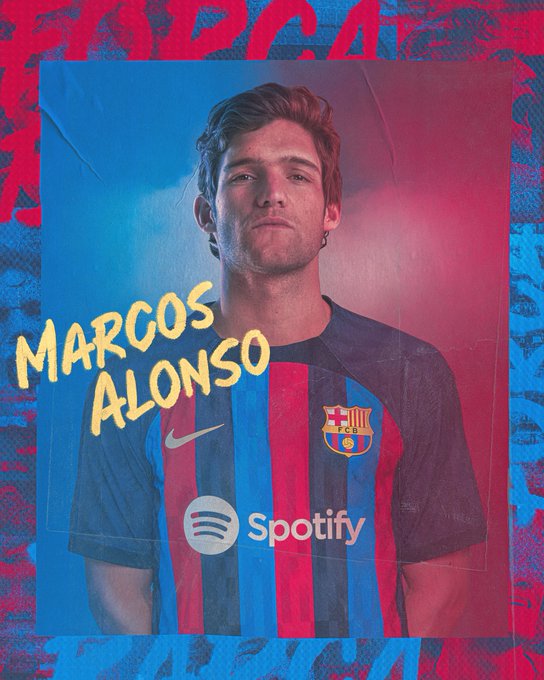 Official: Barcelona Sign Marcos Alonso On One-Year Deal Official: Barcelona Sign Marcos Alonso On One-Year Deal