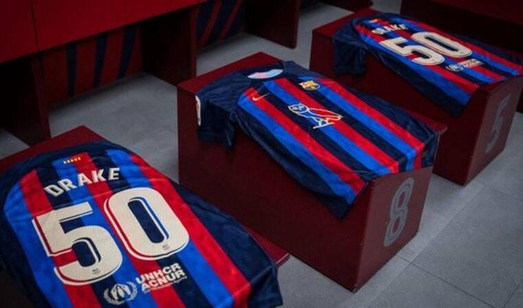 Barcelona To Celebrate Drake By Wearing Special Jerseys In El Clasico Barcelona To Celebrate Drake By Wearing Special Jerseys In El Clasico