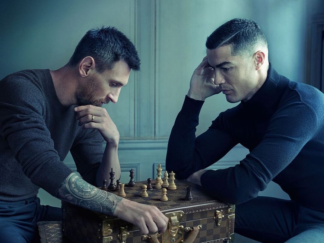 Lionel Messi And Cristiano Ronaldo Play Chess Together In Advert Lionel Messi And Cristiano Ronaldo Play Chess Together In Advert