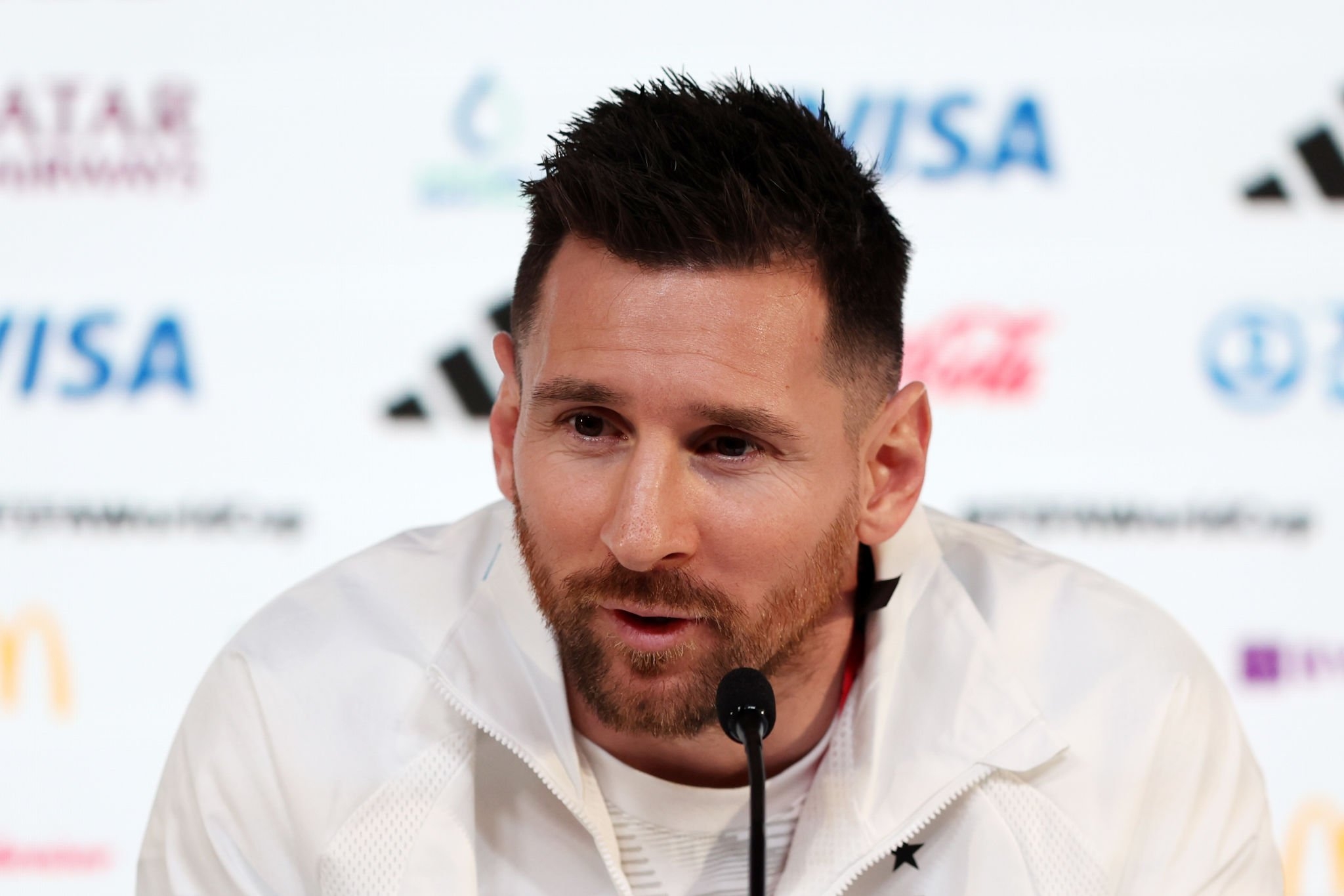 Lionel Messi Speaks To Media Ahead Of World Cup Opening Match Lionel Messi Speaks To Media Ahead Of World Cup Opening Match