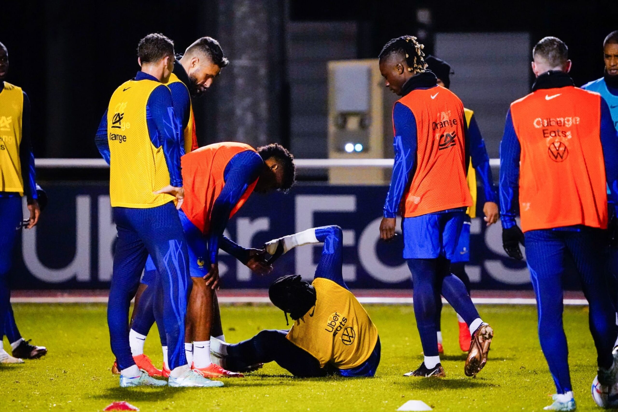 Sad Pre-World Cup Ending For Nkunku, Frenchman Injured In Training Sad Pre-World Cup Ending For Nkunku, Frenchman Injured In Training