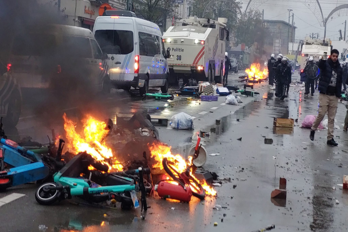 World Cup 2022: Riots In Brussels After Morocco Beat Belgium World Cup 2022: Riots In Brussels After Morocco Beat Belgium