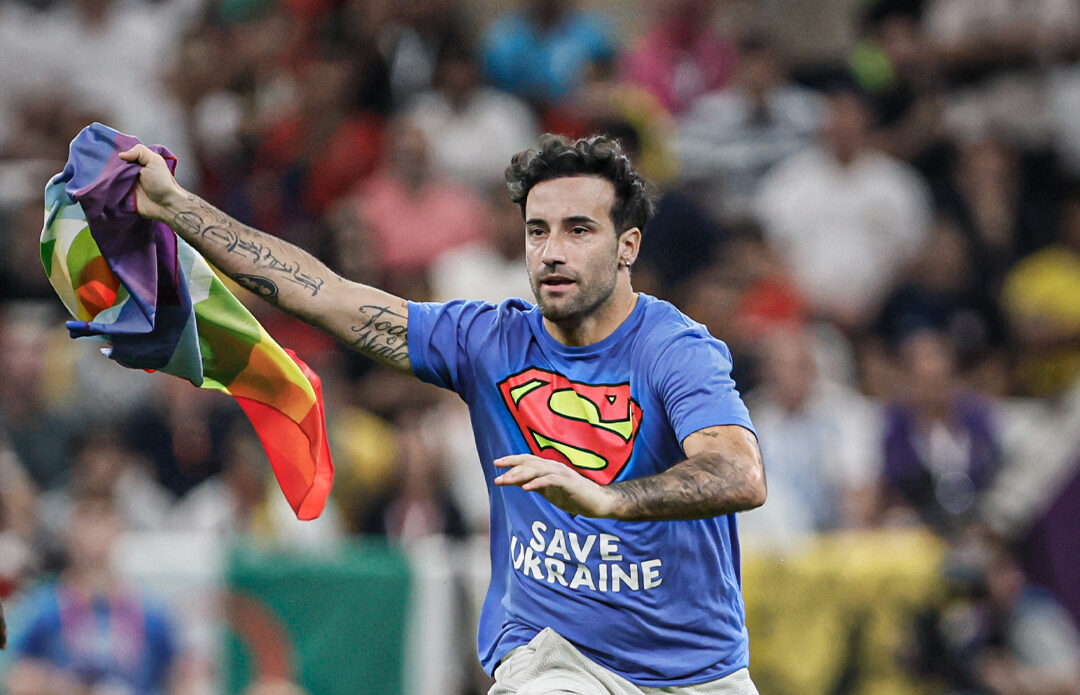 World Cup Pitch Invader Defends Breaking The Rules, Says It Was For A Good Cause World Cup Pitch Invader Defends Breaking The Rules, Says It Was For A Good Cause