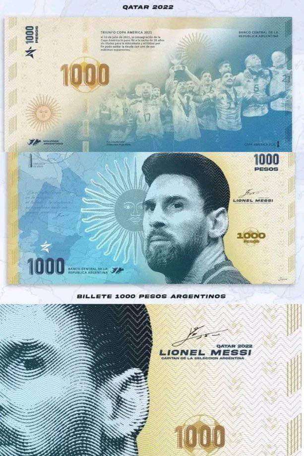 Argentina Considering Putting Messi’s Face On Currency Notes Argentina Considering Putting Messi’s Face On Currency Notes