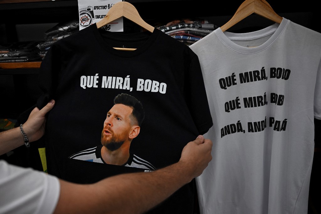 Messi “Fool” Taunts Becomes A Merch Trend In Argentina Messi “Fool” Taunts Becomes A Merch Trend In Argentina