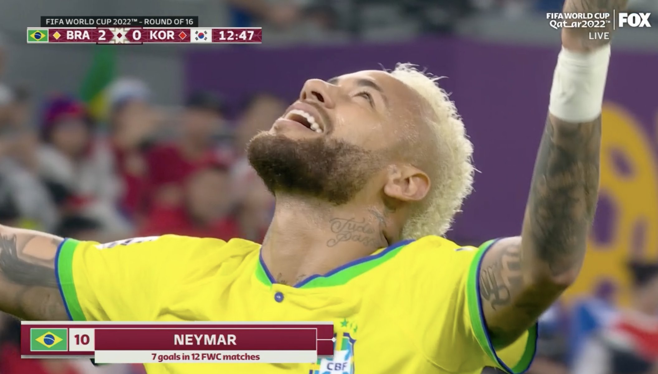 Neymar Joins Elite Brazilian List With Goal Against South Korea Neymar Joins Elite Brazilian List With Goal Against South Korea
