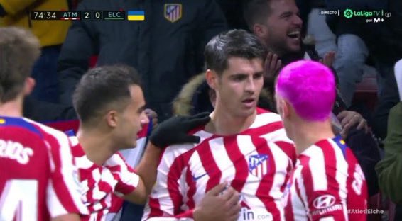 Watch Alvaro Morata’s Funny Goal Celebration After Scoring Elche