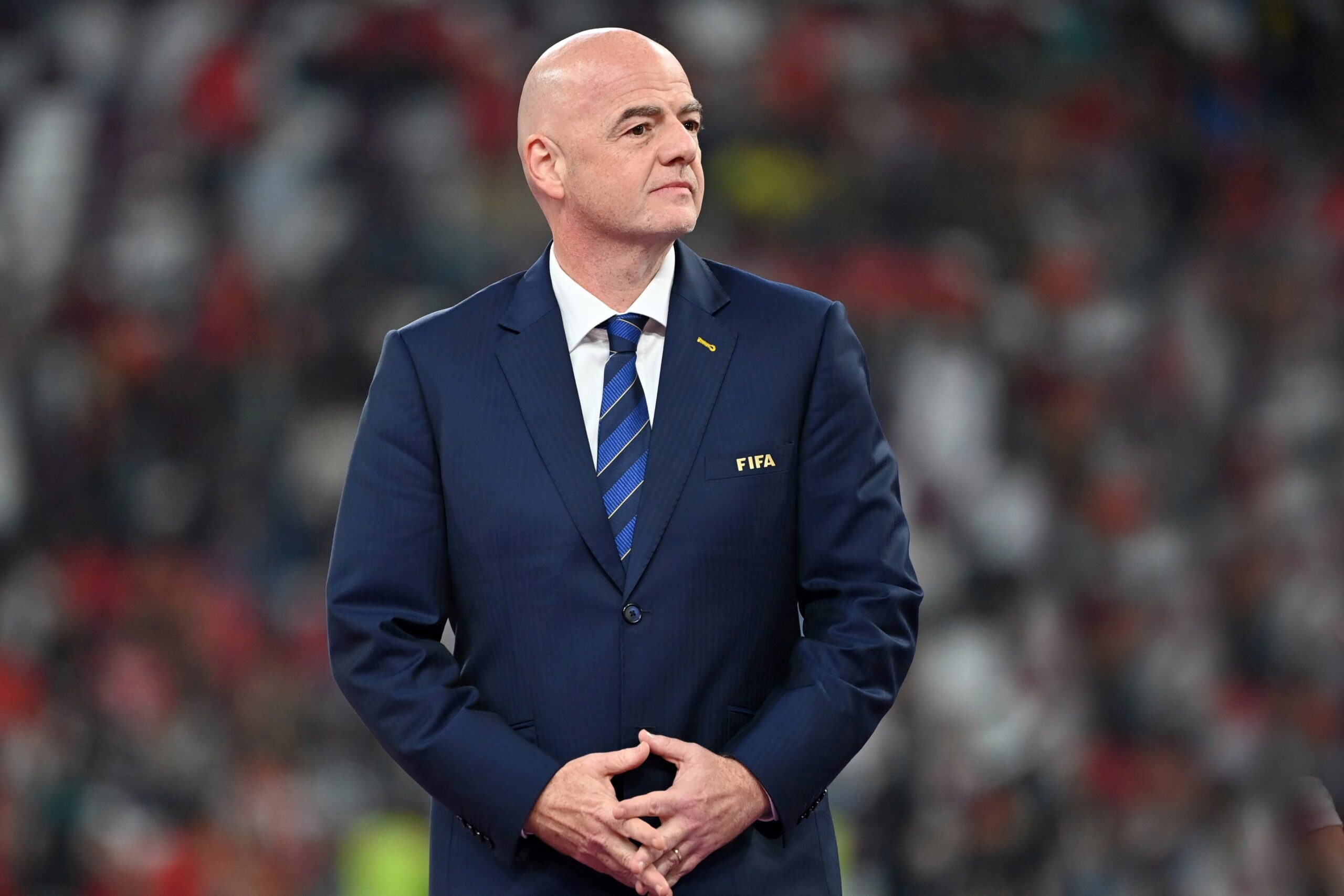 FIFA President Infantino Asks Fans To Do More After Racist Incident FIFA President Infantino Asks Fans To Do More After Racist Incident
