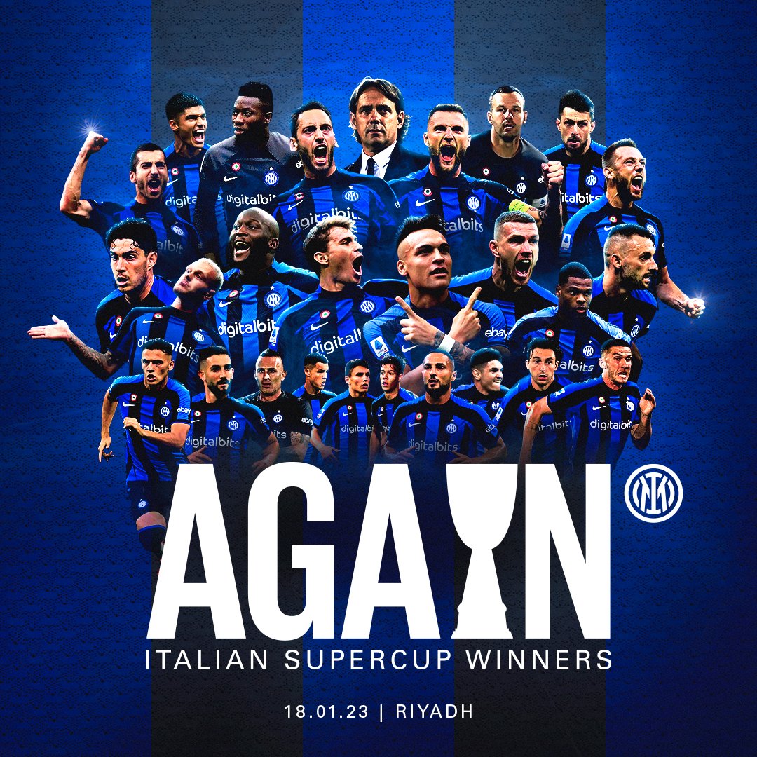 Inter Milan Win Italian Super Cup Second Year In A Row, Thrash AC Milan 3-0 Inter Milan Win Italian Super Cup Second Year In A Row, Thrash AC Milan 3-0