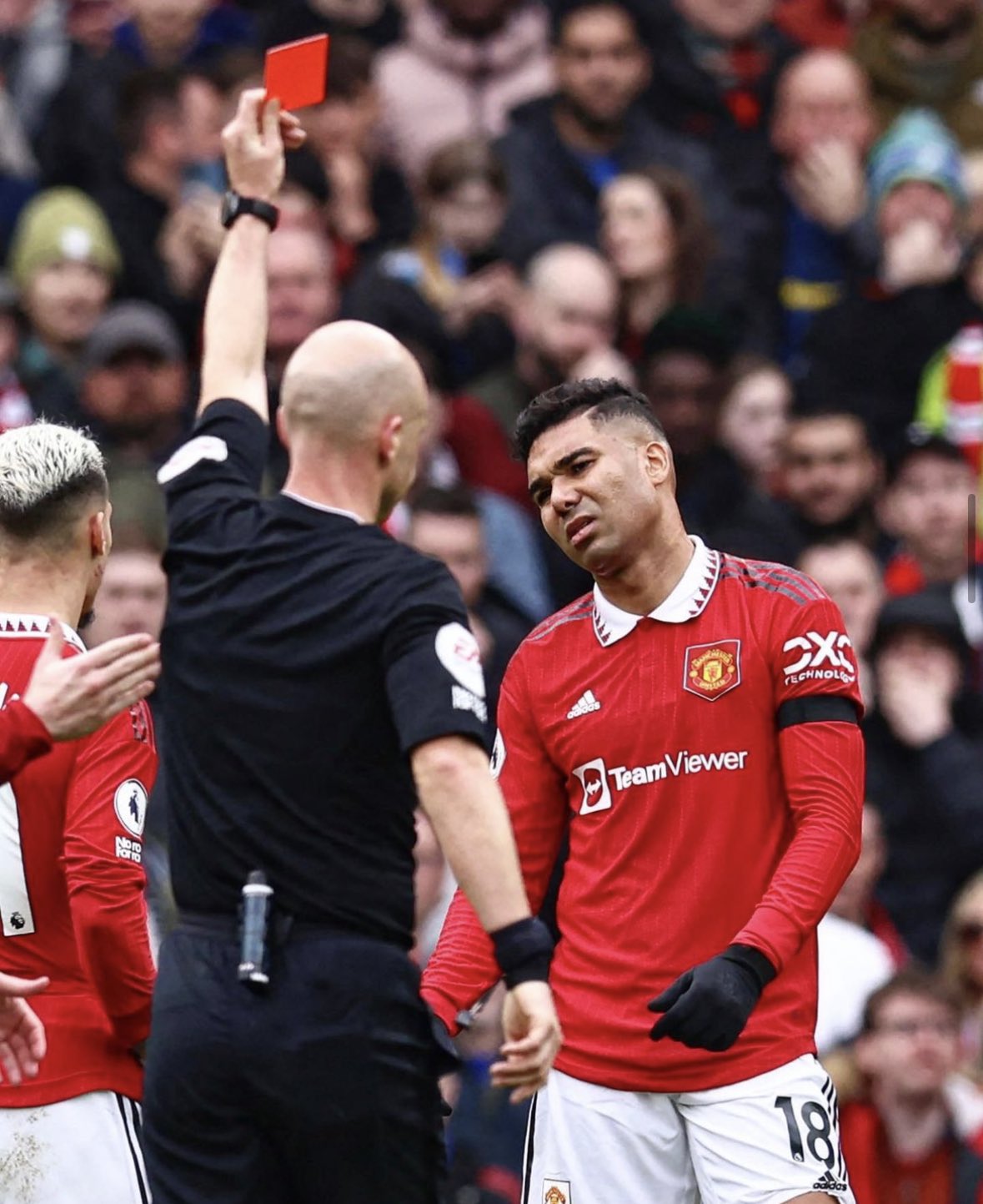 Manchester United Make Decision On Casemiro Red Card Appeal Manchester United Make Decision On Casemiro Red Card Appeal