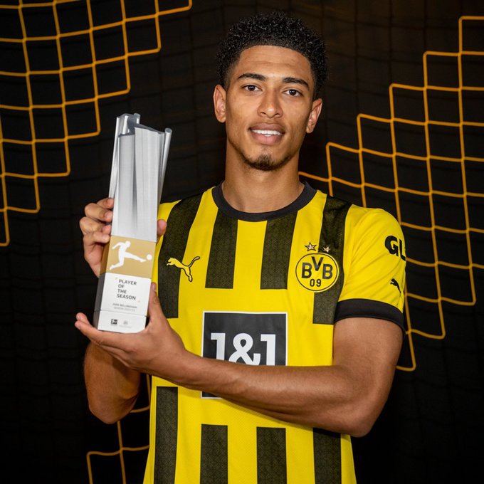 Jude Bellingham Wins Bundesliga Player Of The Season Award Jude Bellingham Wins Bundesliga Player Of The Season Award