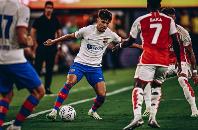 Barcelona Boss Surprised At Intensity In Fiery Pre-Season Clash With Arsenal Barcelona Boss Surprised At Intensity In Fiery Pre-Season Clash With Arsenal