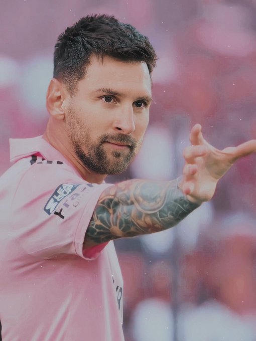 Messi Celebrates With Beckham After Bagging Brace In Full Debut Messi Celebrates With Beckham After Bagging Brace In Full Debut