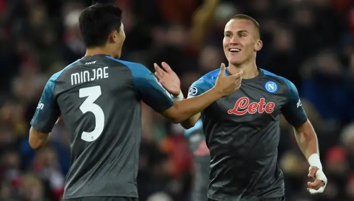 NAPOLI CLOSE TO SIGNING LEO OSTIGARD FROM BRIGHTON NAPOLI CLOSE TO SIGNING LEO OSTIGARD FROM BRIGHTON