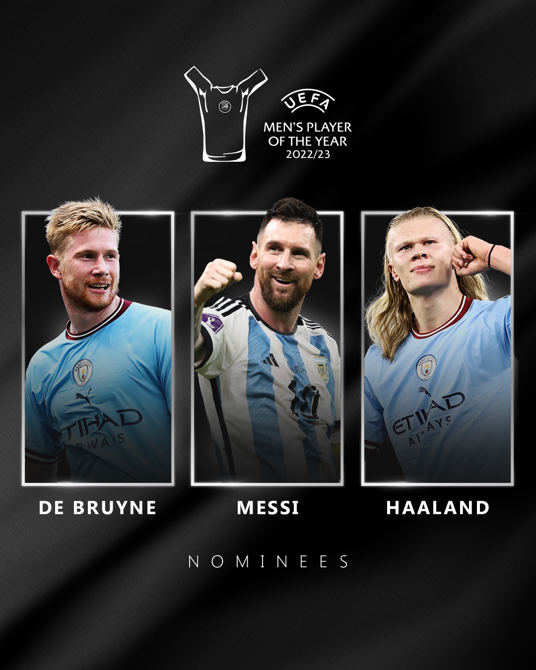 Haaland, Messi, De Bruyne: Full Nominee Lists For UEFA Awards Haaland, Messi, De Bruyne: Full Nominee Lists For UEFA Awards