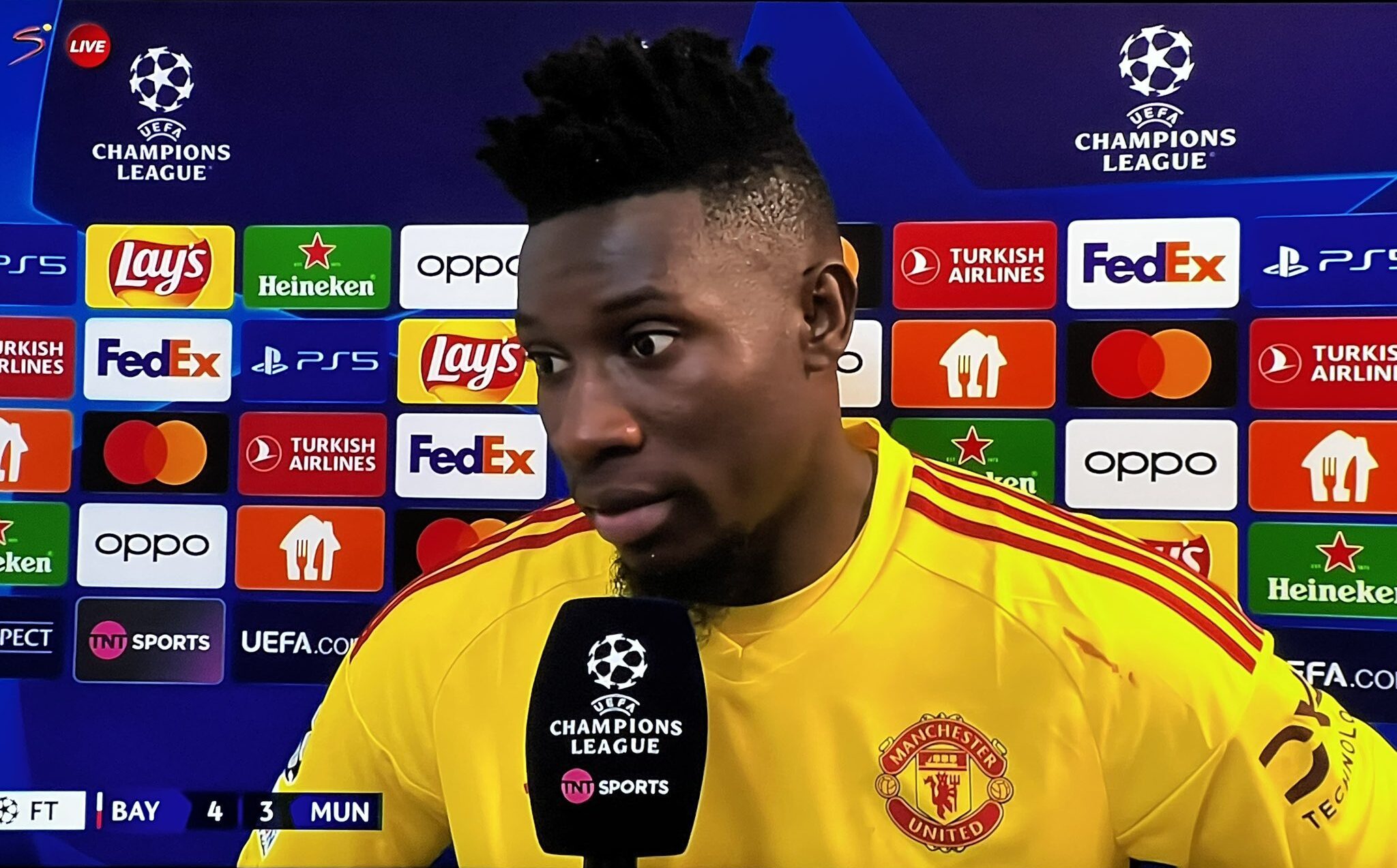 Andre Onana Told To ‘Sew His Arms On’ After Bayern Humbling By Pundit Andre Onana Told To ‘Sew His Arms On’ After Bayern Humbling By Pundit