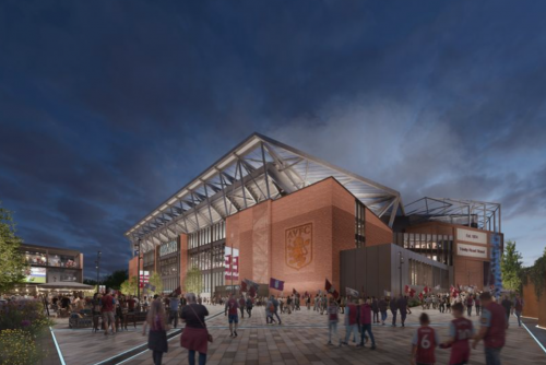 Aston Villa Has Put Plans For Event Space On Hold In Order To Accelerate The £100 Million Stadium Extension Aston Villa Has Put Plans For Event Space On Hold In Order To Accelerate The £100 Million Stadium Extension