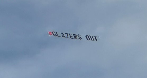 ‘Glazers Out’ Banner Flown In The United States At NFL Game By Man United Fans ‘Glazers Out’ Banner Flown In The United States At NFL Game By Man United Fans